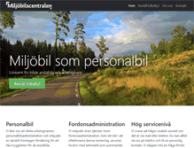 Tablet Screenshot of miljobilscentralen.se